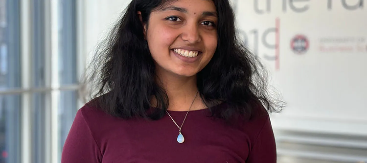 Amala Peri, GBU student visiting Edinburgh
